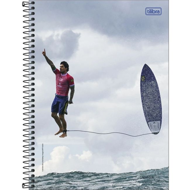 CADERNO 1 MATÉRIA CONNECT GABRIEL MEDINA 80 FOLHAS